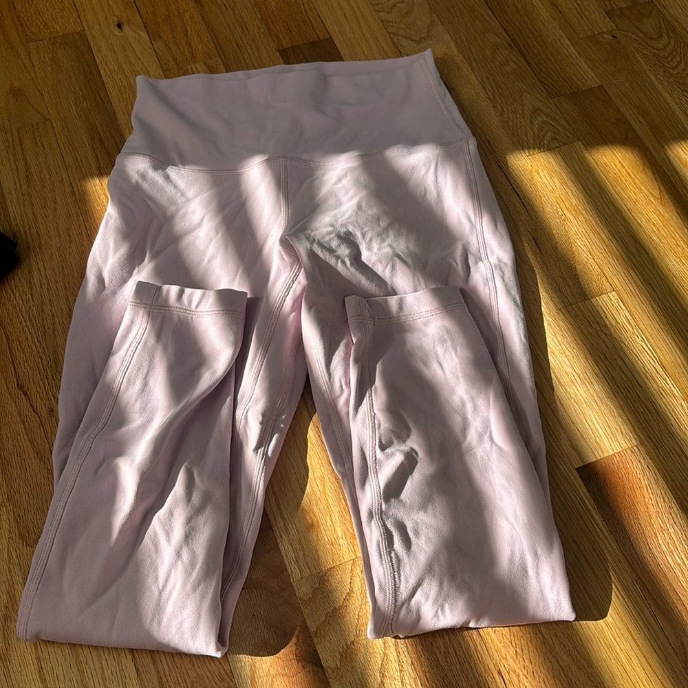 Pink lululemon align leggings